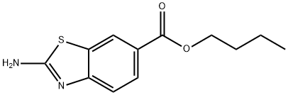 butyl 2-amino-1,3-benzothiazole-6-carboxylate Struktur