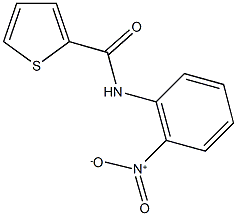 N-{2-nitrophenyl}thiophene-2-carboxamide Struktur