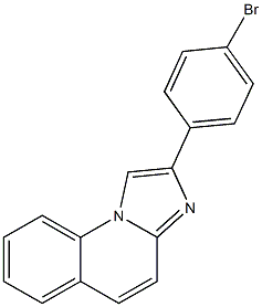 2-(4-bromophenyl)imidazo[1,2-a]quinoline Struktur