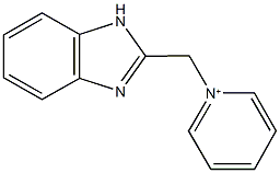 1-(1H-benzimidazol-2-ylmethyl)pyridinium Struktur