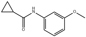 N-(3-methoxyphenyl)cyclopropanecarboxamide Struktur