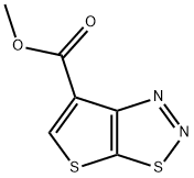 methyl thieno[3,2-d][1,2,3]thiadiazole-6-carboxylate Struktur