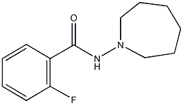 N-(1-azepanyl)-2-fluorobenzamide Struktur