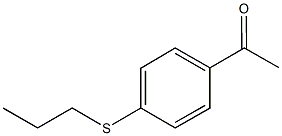 1-[4-(propylsulfanyl)phenyl]ethanone Struktur