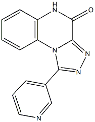 1-(3-pyridinyl)[1,2,4]triazolo[4,3-a]quinoxalin-4(5H)-one Struktur