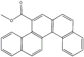 methyl benzo[c]chrysene-13-carboxylate Struktur