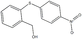 [2-({4-nitrophenyl}sulfanyl)phenyl]methanol Struktur