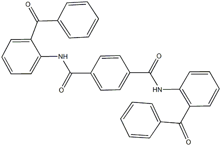 N~1~,N~4~-bis(2-benzoylphenyl)terephthalamide Struktur