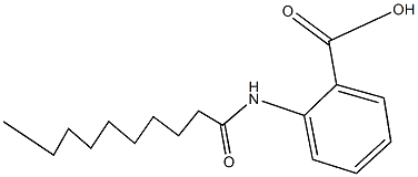 2-(decanoylamino)benzoic acid Struktur