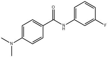 4-(dimethylamino)-N-(3-fluorophenyl)benzamide Struktur