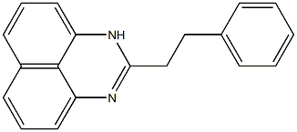 2-(2-phenylethyl)-1H-perimidine Struktur