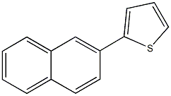 2-(2-naphthyl)thiophene Struktur