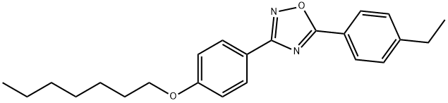 5-(4-ethylphenyl)-3-[4-(heptyloxy)phenyl]-1,2,4-oxadiazole Struktur