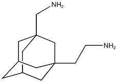 [3-(2-aminoethyl)-1-adamantyl]methylamine Struktur