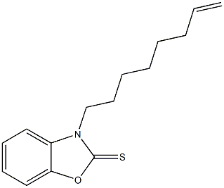 3-(7-octenyl)-1,3-benzoxazole-2(3H)-thione Struktur