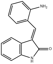 3-(2-aminobenzylidene)-1,3-dihydro-2H-indol-2-one Struktur