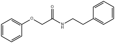 2-phenoxy-N-(2-phenylethyl)acetamide Struktur