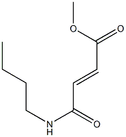 methyl 4-(butylamino)-4-oxo-2-butenoate Struktur