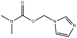 1H-imidazol-1-ylmethyl dimethylcarbamate Struktur