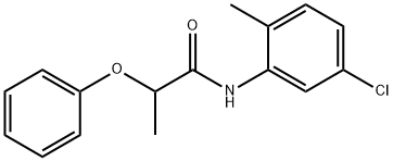 N-(5-chloro-2-methylphenyl)-2-phenoxypropanamide Struktur