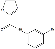 N-(3-bromophenyl)-2-furamide Struktur