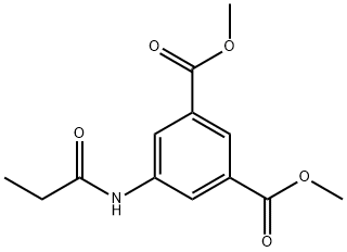 dimethyl 5-(propionylamino)isophthalate Struktur