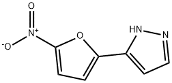 5-{5-nitro-2-furyl}-1H-pyrazole Struktur