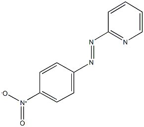 2-({4-nitrophenyl}diazenyl)pyridine Struktur