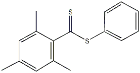 phenyl 2,4,6-trimethylbenzenecarbodithioate Struktur