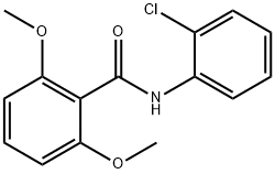 N-(2-chlorophenyl)-2,6-dimethoxybenzamide Struktur