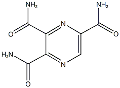 2,3,5-pyrazinetricarboxamide Struktur