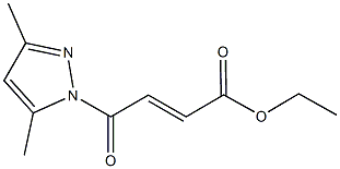 ethyl 4-(3,5-dimethyl-1H-pyrazol-1-yl)-4-oxo-2-butenoate Struktur