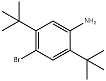 4-bromo-2,5-ditert-butylaniline Struktur