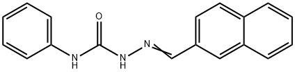 2-naphthaldehyde N-phenylsemicarbazone Struktur