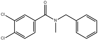 N-benzyl-3,4-dichloro-N-methylbenzamide Struktur