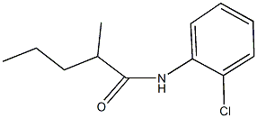 N-(2-chlorophenyl)-2-methylpentanamide Struktur