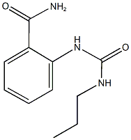 2-{[(propylamino)carbonyl]amino}benzamide Struktur