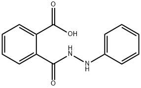 2-[(2-phenylhydrazino)carbonyl]benzoic acid Struktur