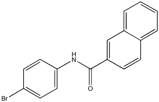 N-(4-bromophenyl)-2-naphthamide Struktur