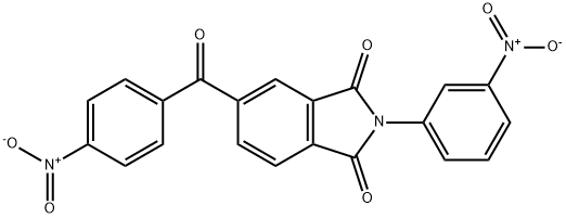 5-{4-nitrobenzoyl}-2-{3-nitrophenyl}-1H-isoindole-1,3(2H)-dione Struktur