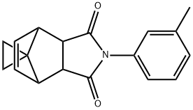 4-(3-methylphenyl)-spiro[4-azatricyclo[5.2.1.0~2,6~]dec-8-ene-10,1'-cyclopropane]-3,5-dione Struktur