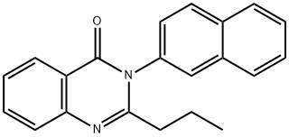 3-(2-naphthyl)-2-propyl-4(3H)-quinazolinone Struktur