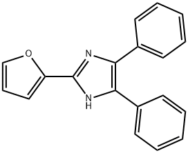 2-(2-furyl)-4,5-diphenyl-1H-imidazole Struktur