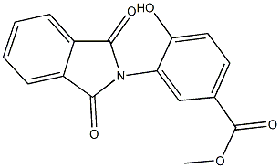 methyl 3-(1,3-dioxo-1,3-dihydro-2H-isoindol-2-yl)-4-hydroxybenzoate Struktur