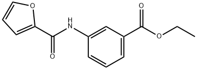 ethyl 3-(2-furoylamino)benzoate Struktur