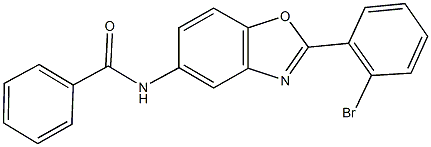 N-[2-(2-bromophenyl)-1,3-benzoxazol-5-yl]benzamide Struktur