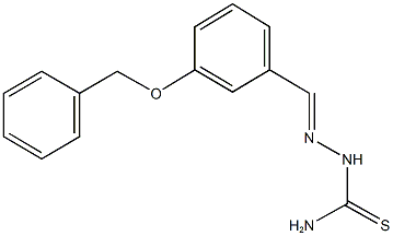 3-(benzyloxy)benzaldehyde thiosemicarbazone Struktur