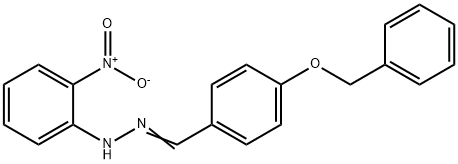 4-(benzyloxy)benzaldehyde {2-nitrophenyl}hydrazone Struktur