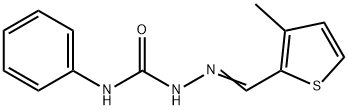 3-methyl-2-thiophenecarbaldehyde N-phenylsemicarbazone Struktur