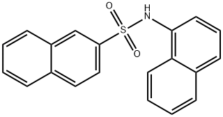 N-(1-naphthyl)-2-naphthalenesulfonamide Struktur